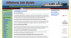 Desktop Screenshot of offshorejobguide.com