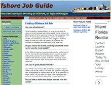 Tablet Screenshot of offshorejobguide.com
